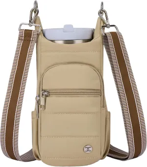 Telena Water Bottle Holder with Strap Crossbody Bags for Women for Walking, Hiking, Cycling