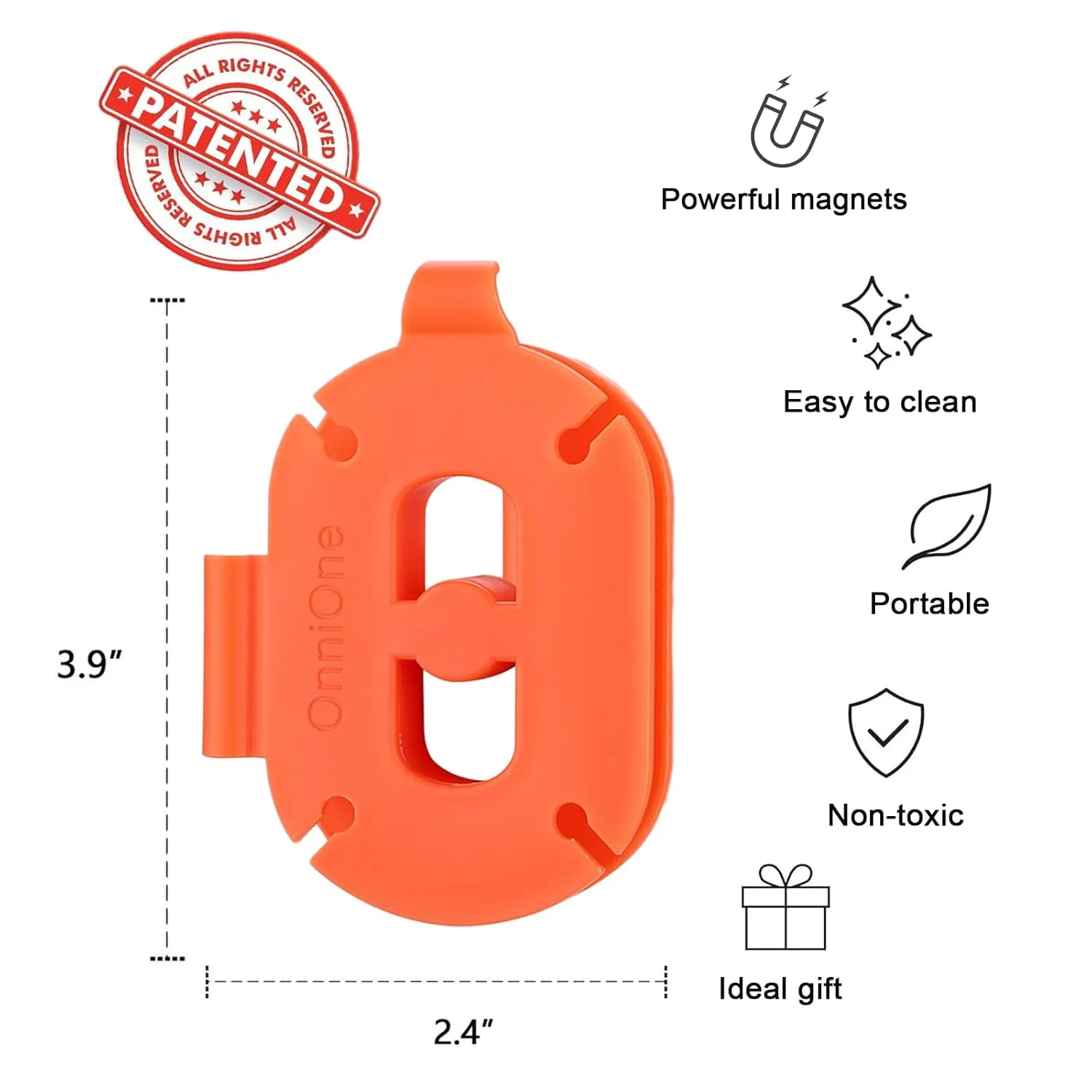 Temperature Probe Spool for BBQ Thermometer with Strong Magnets, Meat Probe Winder Organizer Perfect for Wrapping Wire for Store,Travel, BBQ Grill Accessories Tools - Presents for Men Dad（4-Pack）