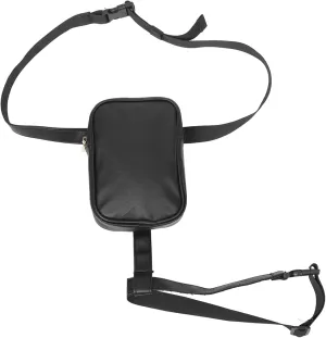 TENDYCOCO Sports Leg Bag Waist Bag Suitcase Bag Duffel Bags for Traveling Travel Bag Phone Cases Cell Phone Stuff Bags for Travel Phone Sleeve Phone Leg Band Phone Leg Pouch Black Pu