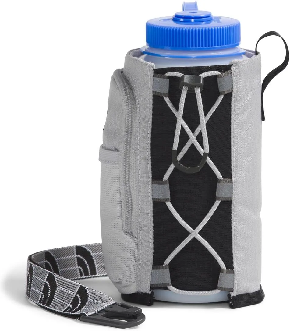 THE NORTH FACE Borealis Water Bottle Holder - PFAS Free, Meld Grey Dark Heather/TNF Black-NPF, One Size