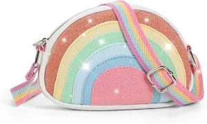 Toddler Purse for Kids Gift Little Girls Purse Cute Rainbow Crossbody Bag