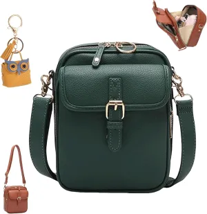 Tojoyride Crossbody Bag For Women,Vintage Anti Theft Cross Body Shoulder Purse With 10 Card Slots