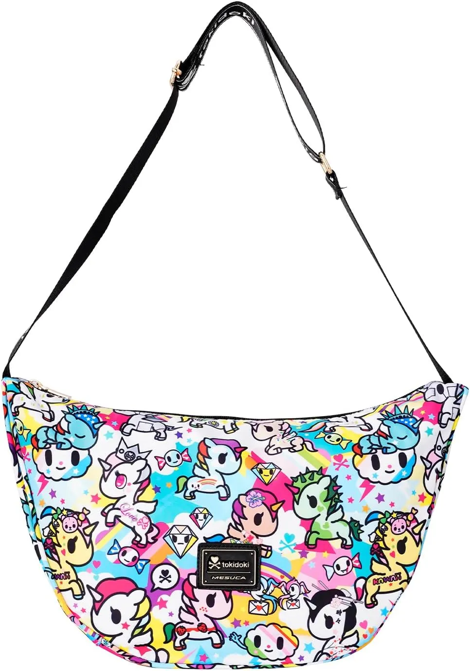 Tokidoki Unicorno Nylon Crossbody Bag Cartoon Shoulder Bag for Women Phone Bag Purse Wallet Credit Card Gift for Women Girls