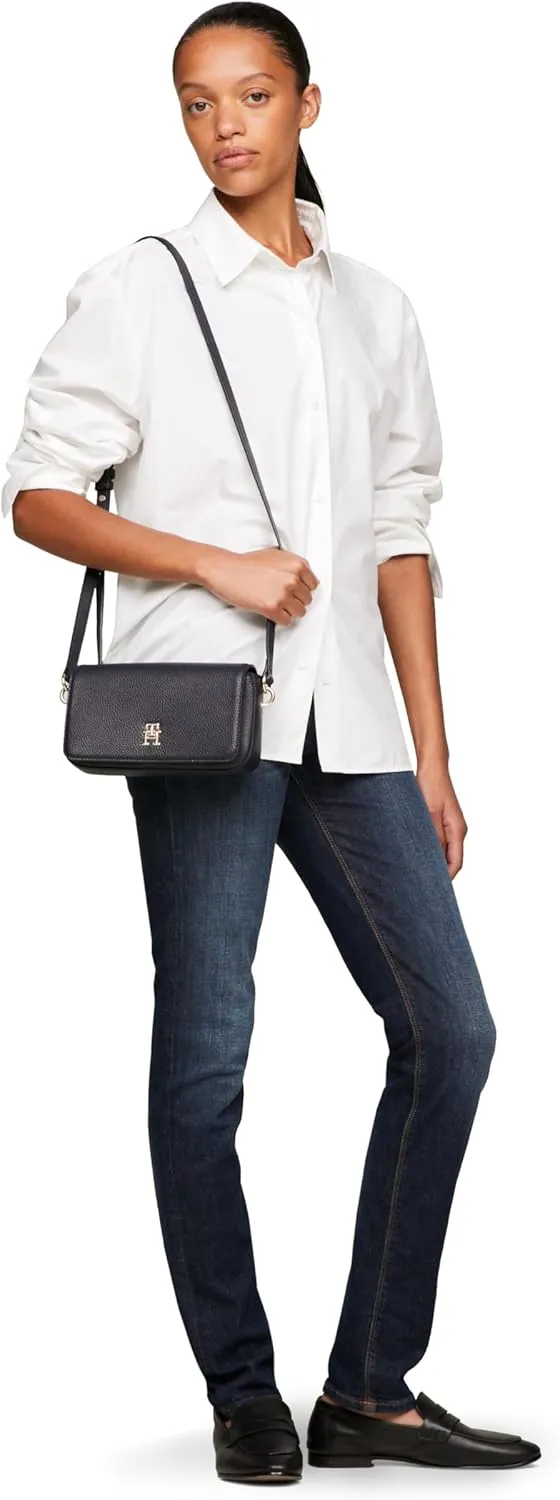 Tommy Hilfiger Emblem Flap Crossbody Bag