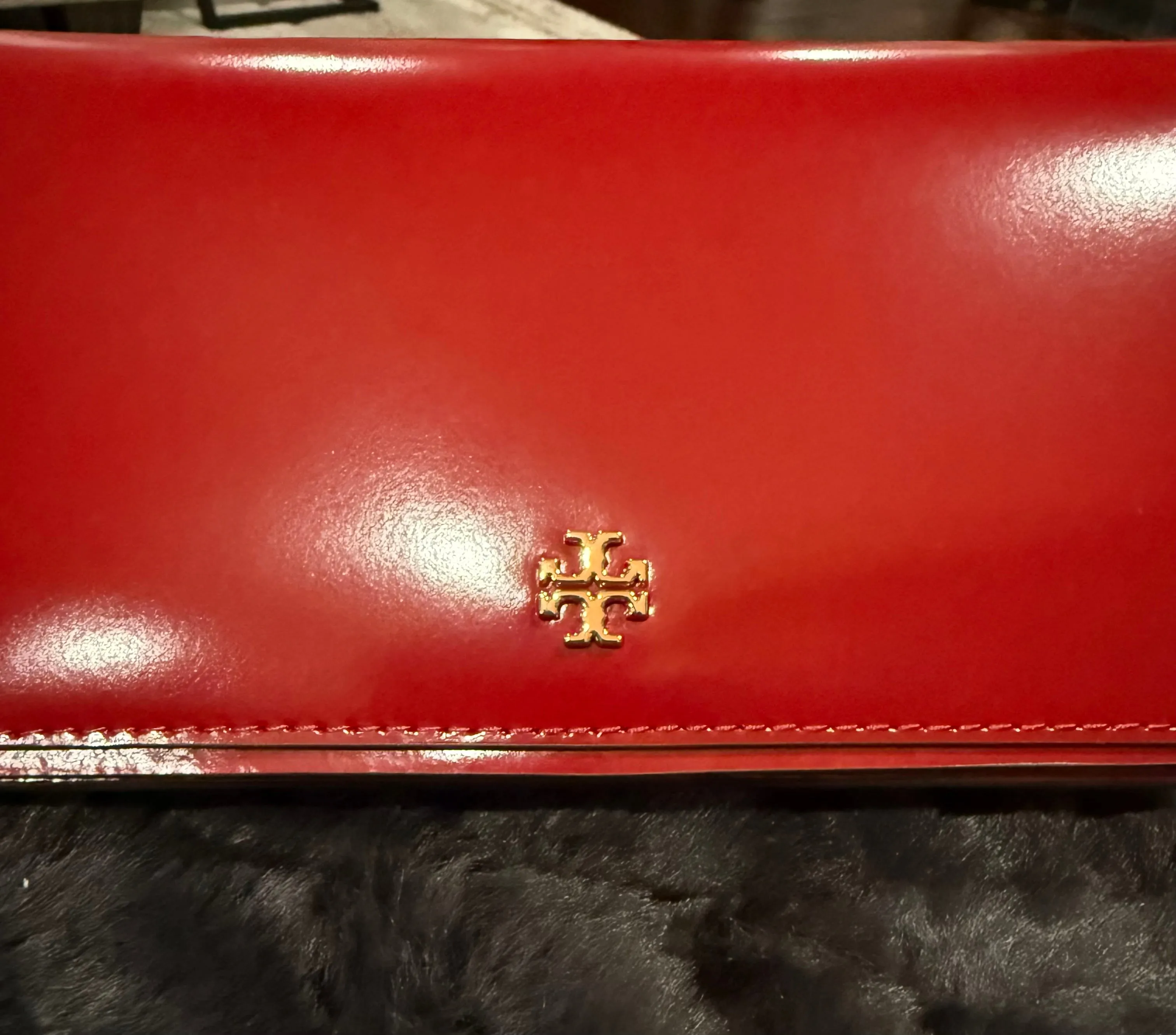 Tory Burch Emerson patent crossbody