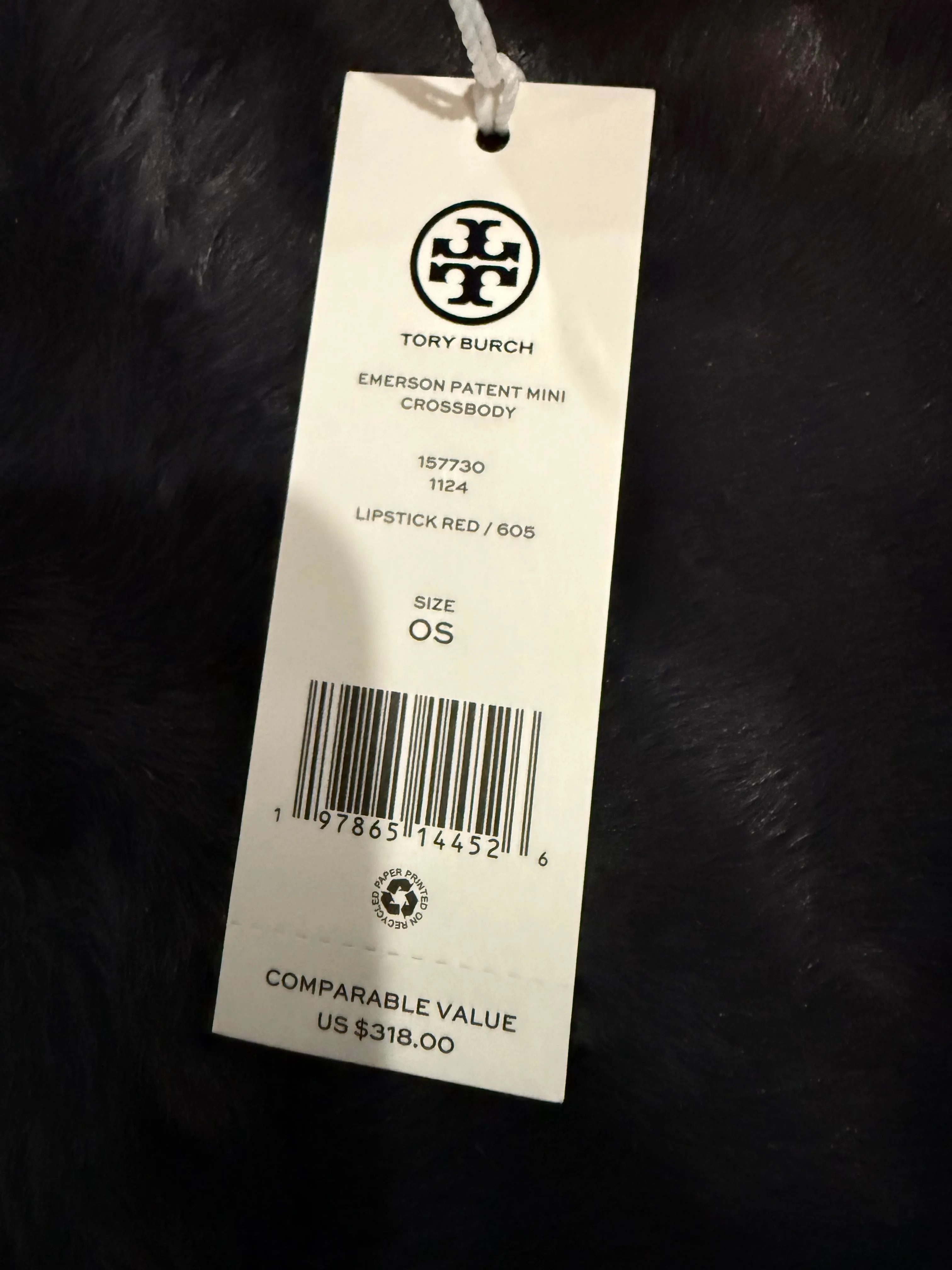 Tory Burch Emerson patent crossbody