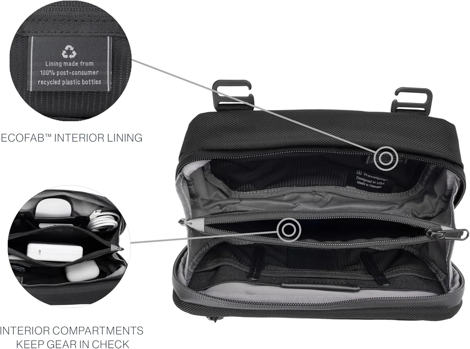Travelpro Altitude Travel Essentials Organizaton Kit, Men and Women