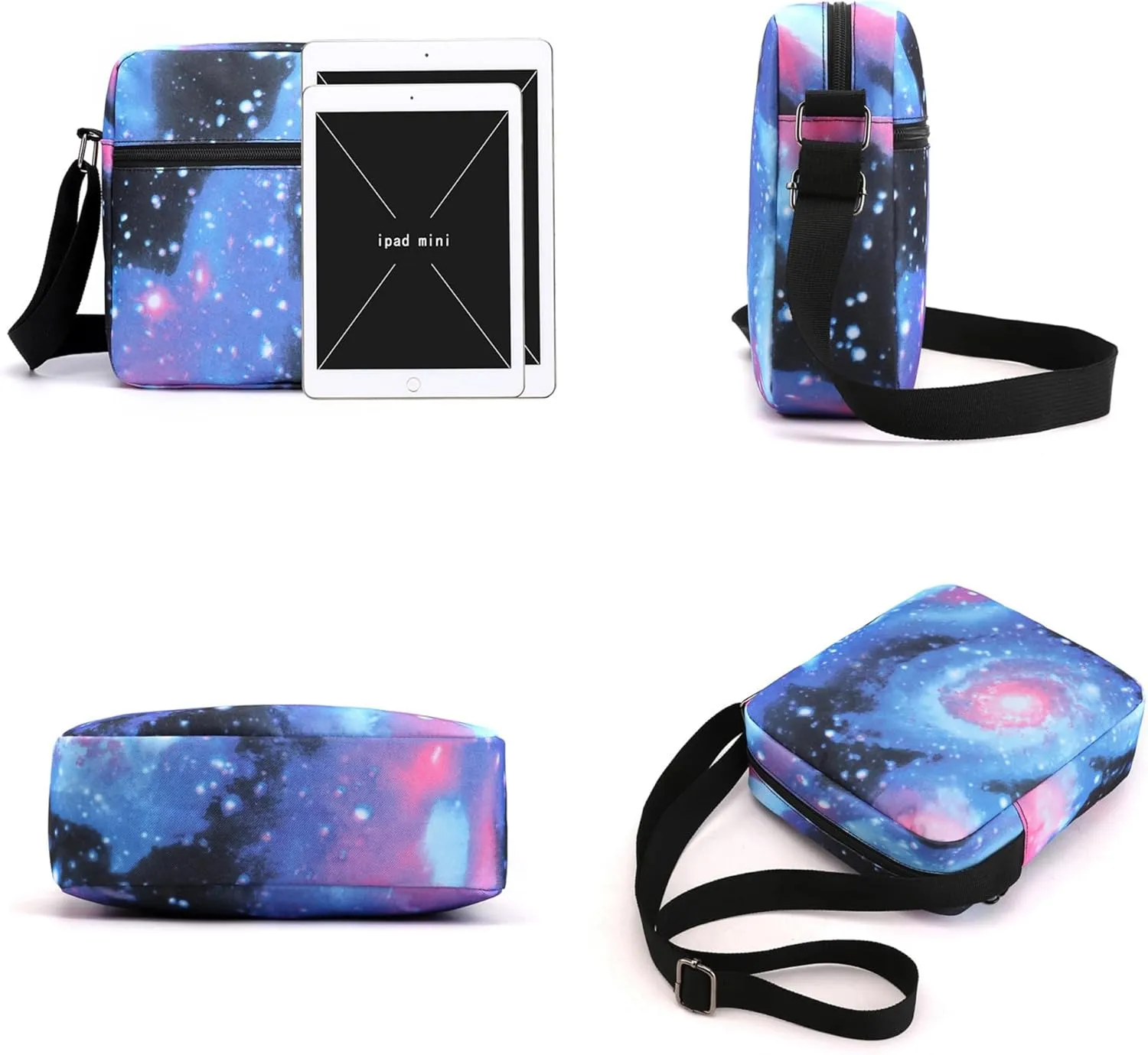 Trendy Monkey Backpack Set 3 PCS, Knapsack & Pencil Pouch & Crossbody Bag Combination Kit, Laptop Bag With Free Keychain (Star-Blue)