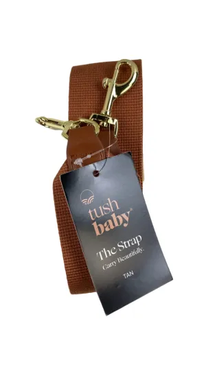 TushBaby Crossbody Strap, Tan