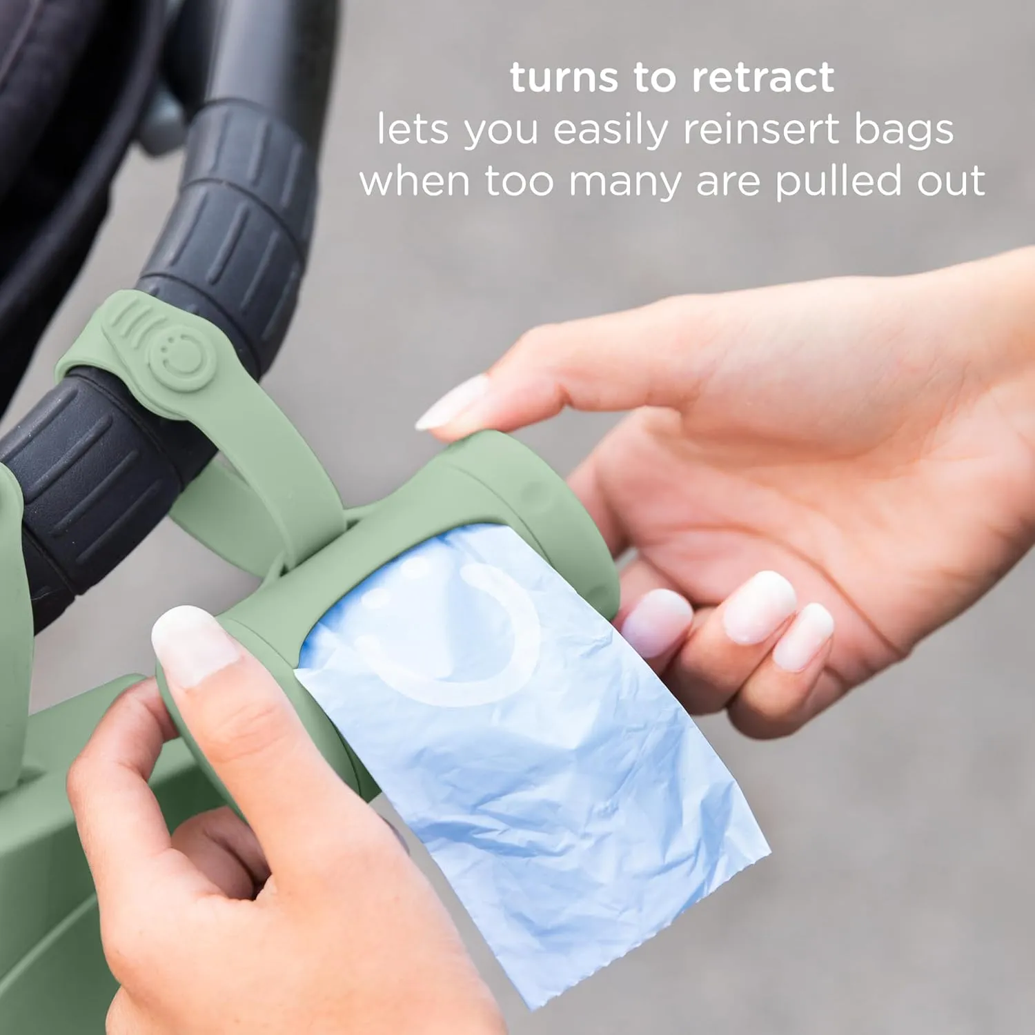 Ubbi On-The-Go Diapering Gift Set, Includes Changing Mat and Bag, Wipes Dispenser, Pacifier Holder and Bag Dispenser, Newborn Essentials, Sage