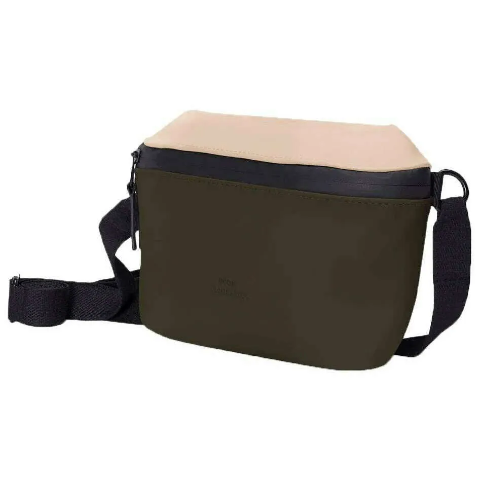 Ucon Acrobatics Lotus Jona Large Crossbody Bag - Light Almond Cream/Olive Green