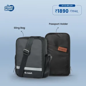 Ultimate Passport Holder & SummitSeeker Sling Bag S5 - Combo