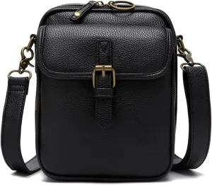 Urvashi Crossbody Leather Bag, Collaboraten1 Crossbody Bag with Card Slots, Anti-Theft Shoulder Bags for Women