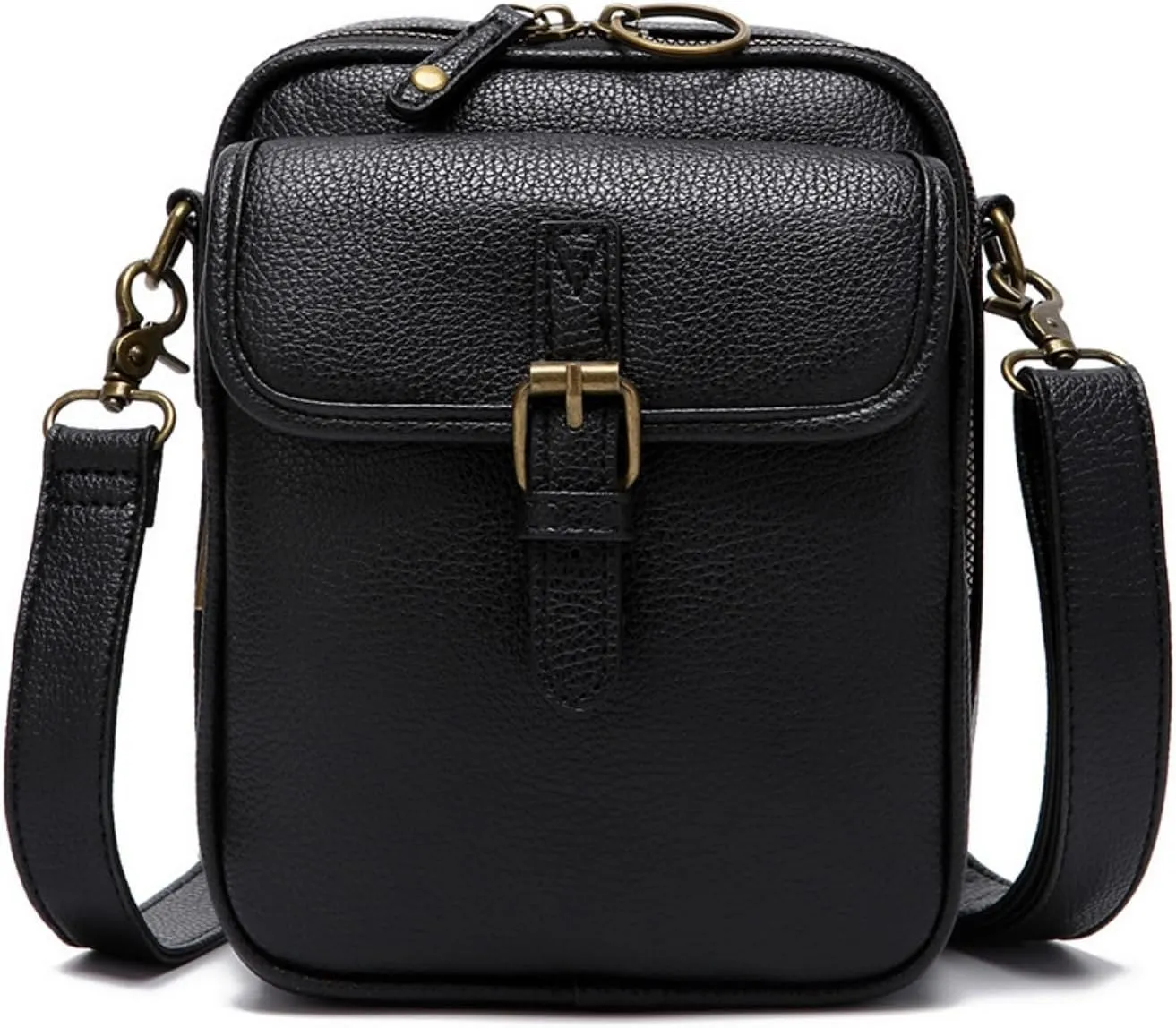 Urvashi Crossbody Leather Bag, Collaboraten1 Crossbody Bag with Card Slots, Anti-Theft Shoulder Bags for Women