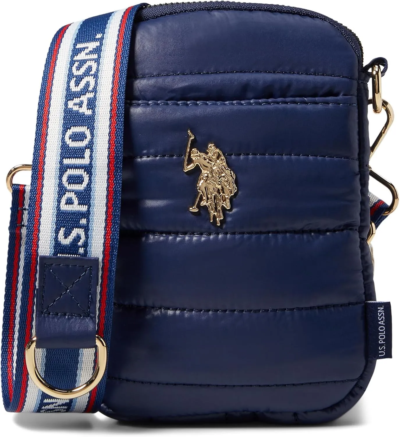U.S POLO ASSN. Quilted Nylon Cell Phone Crossbody