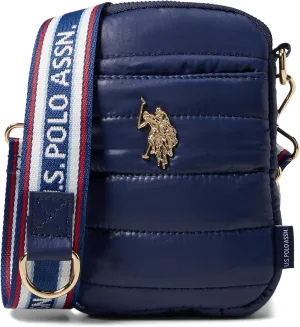 U.S POLO ASSN. Quilted Nylon Cell Phone Crossbody