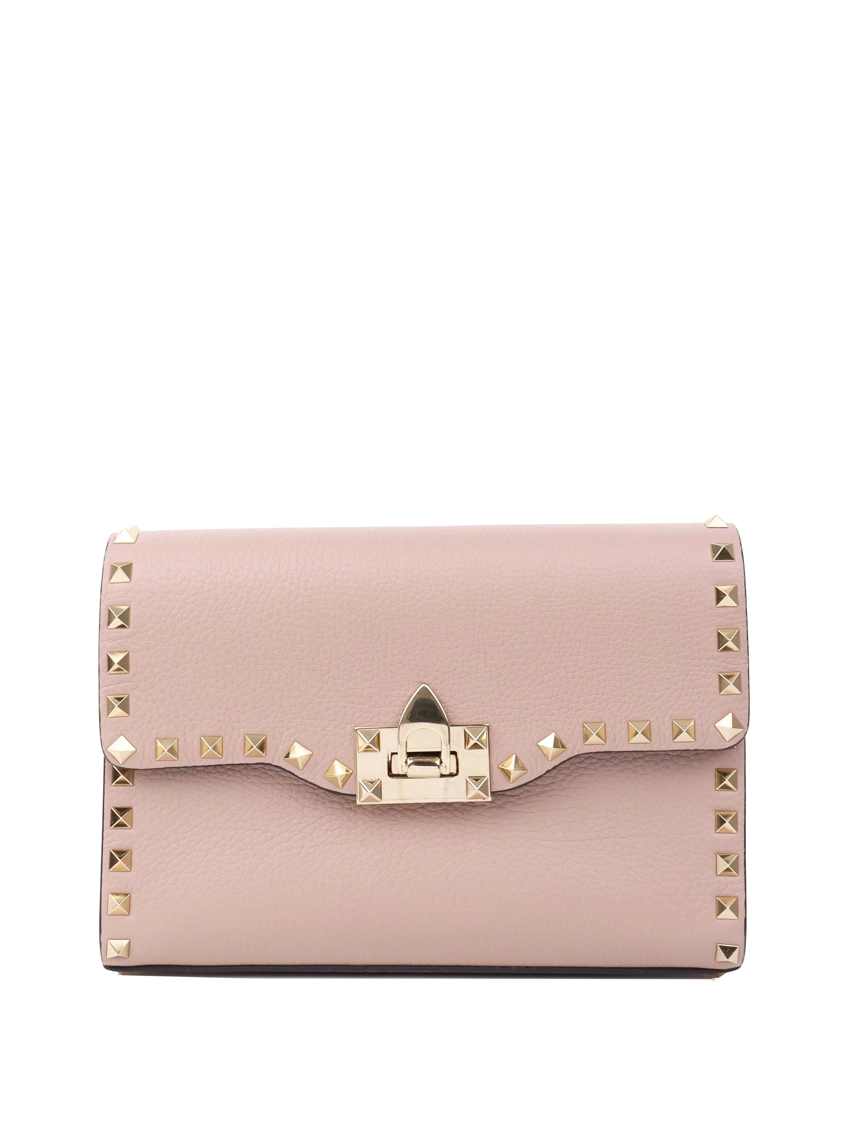 Valentino Dusty Pink Rockstud Crossbody Bag.
