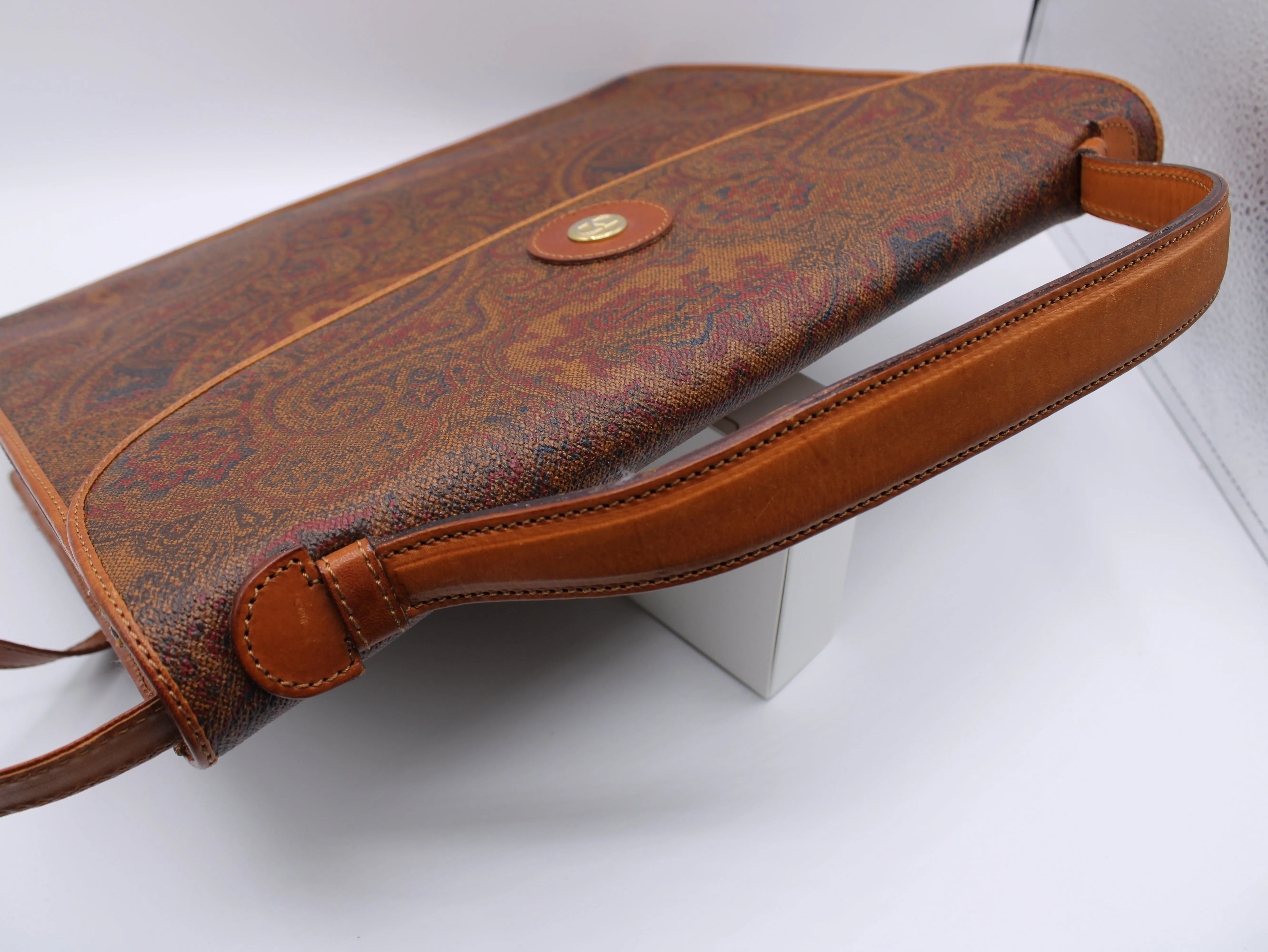 Valentino Garavani Business Case Bag Paisley Leather