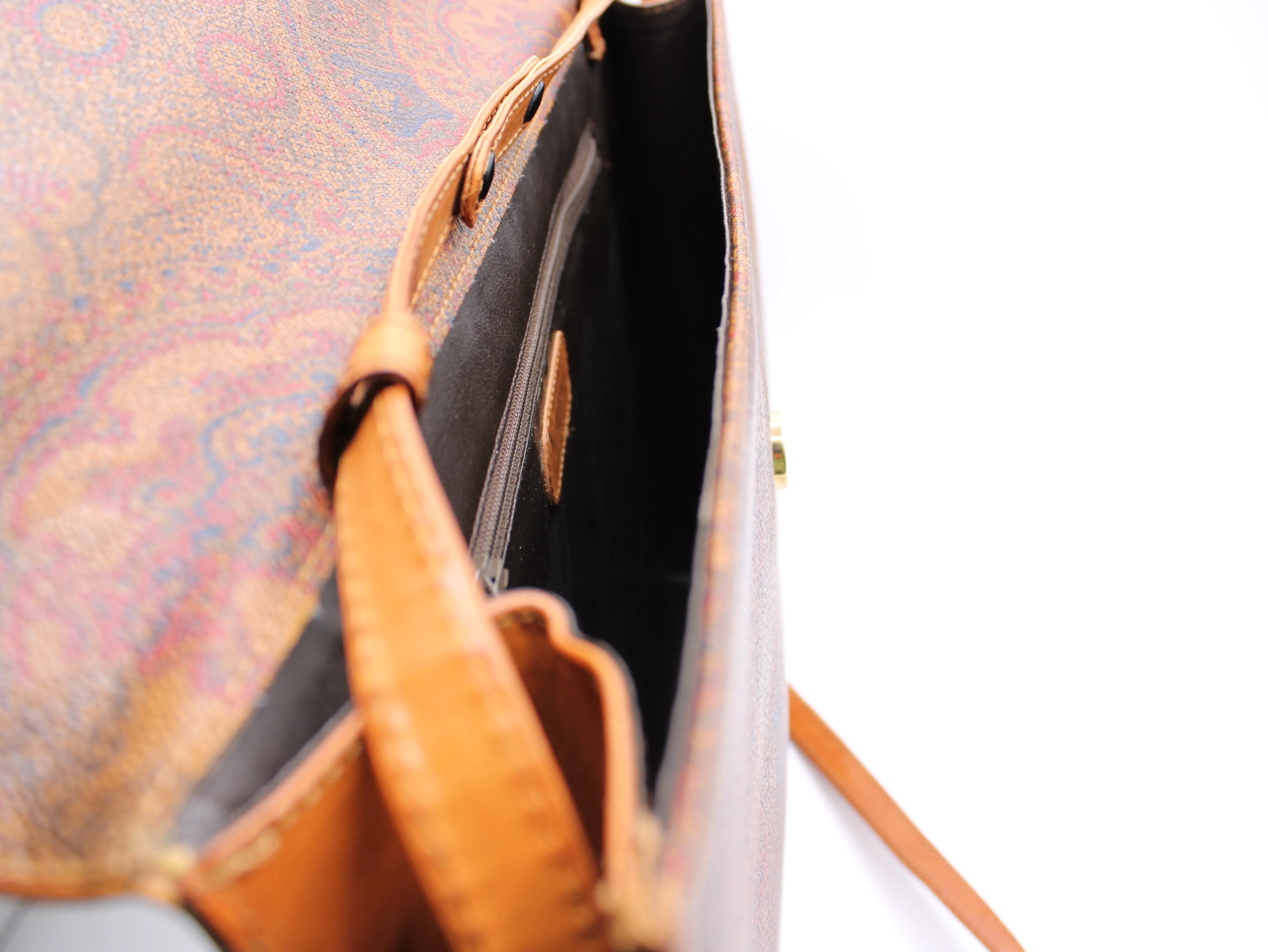Valentino Garavani Business Case Bag Paisley Leather