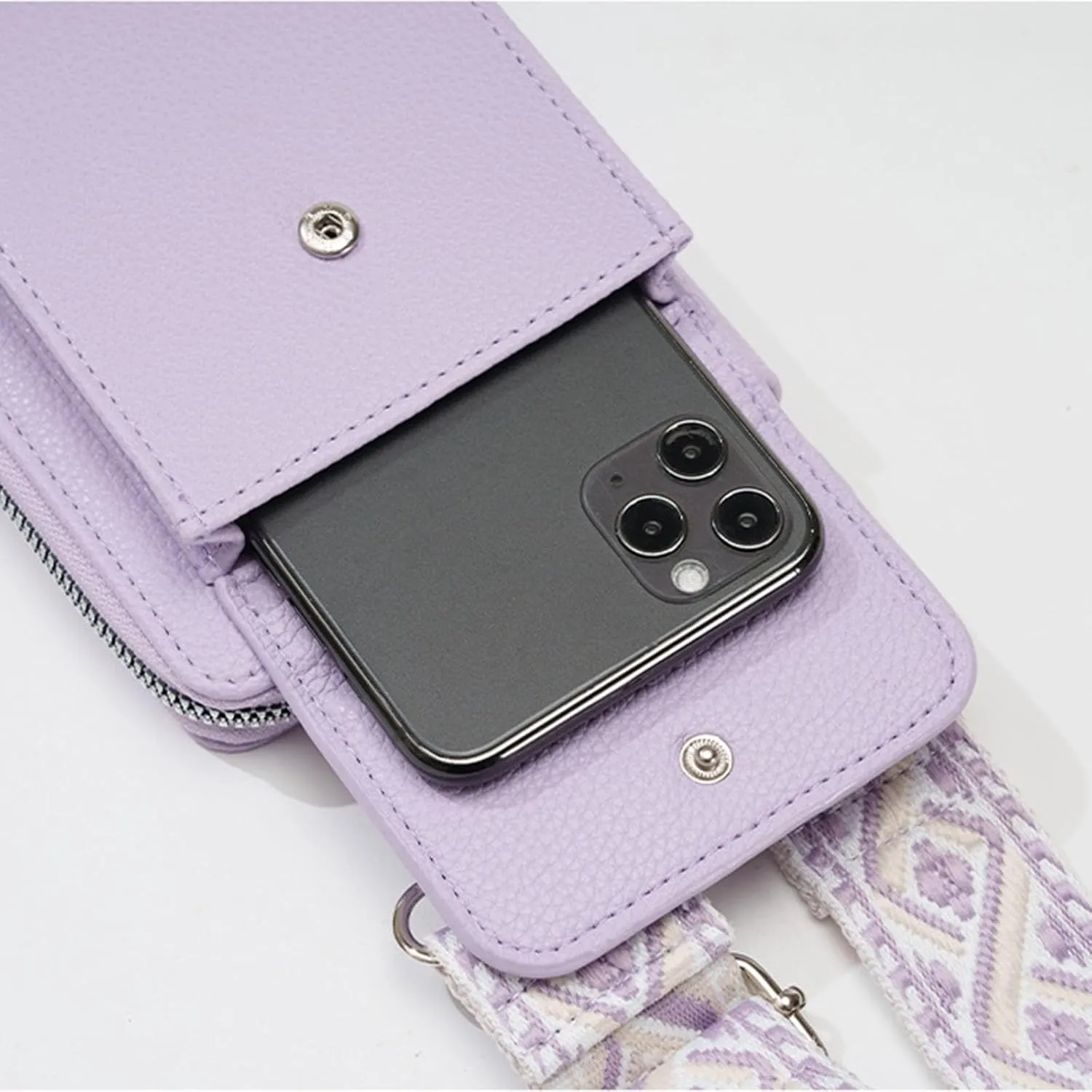Valentoria Small Crossbody Bag Cell Phone Purse Wallet Leather Card Clutch Handbag for Women