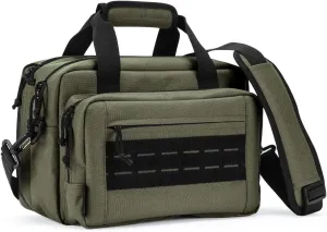 VEAGIA Range Bag,Pistol Case,Gun Range Bags For Handguns And Ammo Pouch 2 Pistols Soft Carrying Shooting Bag