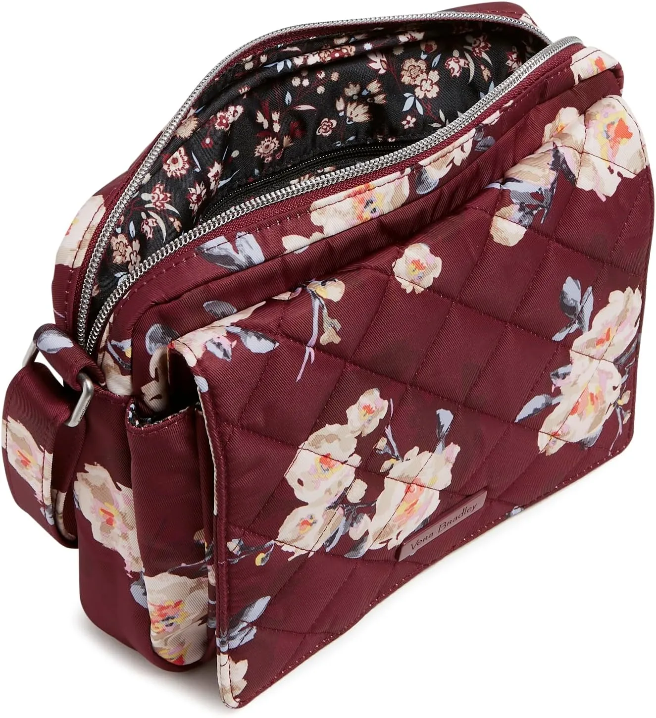 Vera Bradley Women's Peformance Twill Medium Hipster Crossbody Purse