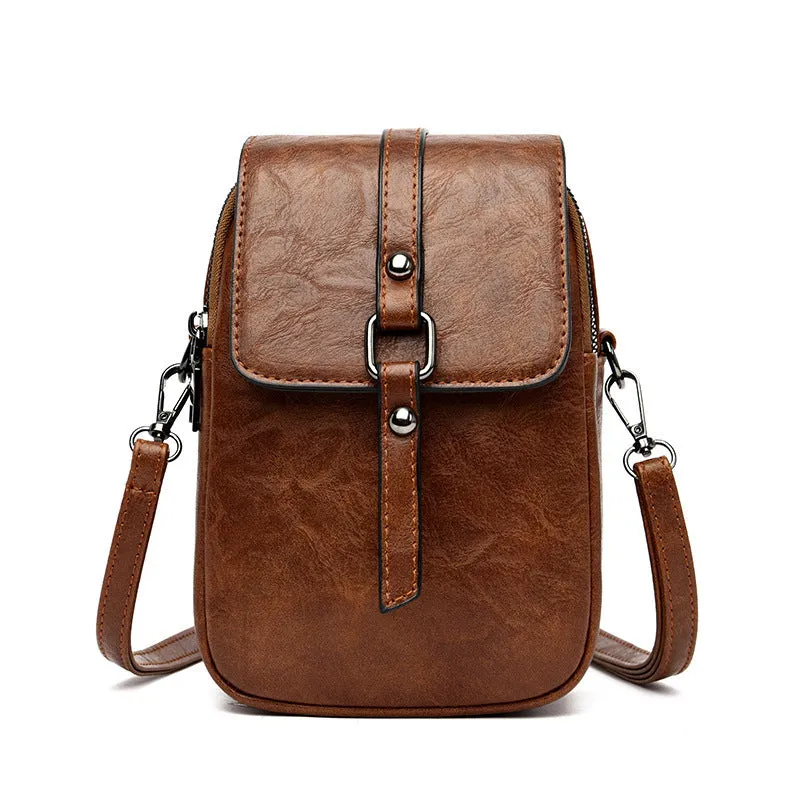Versatile Generous One-shoulder Crossbody Bag Mini Phone Holder