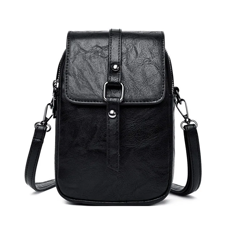 Versatile Generous One-shoulder Crossbody Bag Mini Phone Holder