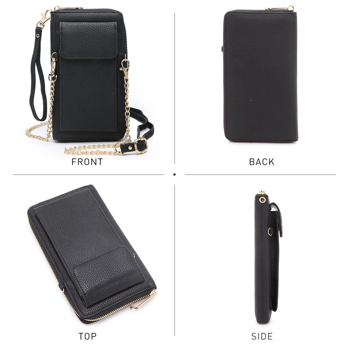 VONMAY Women Cell Phone Wallet Purse Small Crossbody Shoulder Bag (-V)