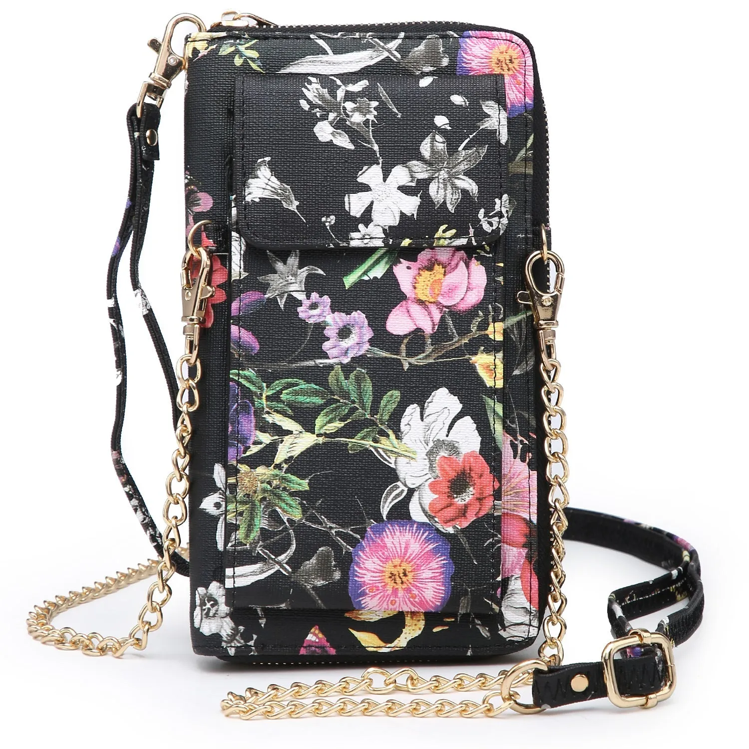 VONMAY Women Cell Phone Wallet Purse Small Crossbody Shoulder Bag (-V)