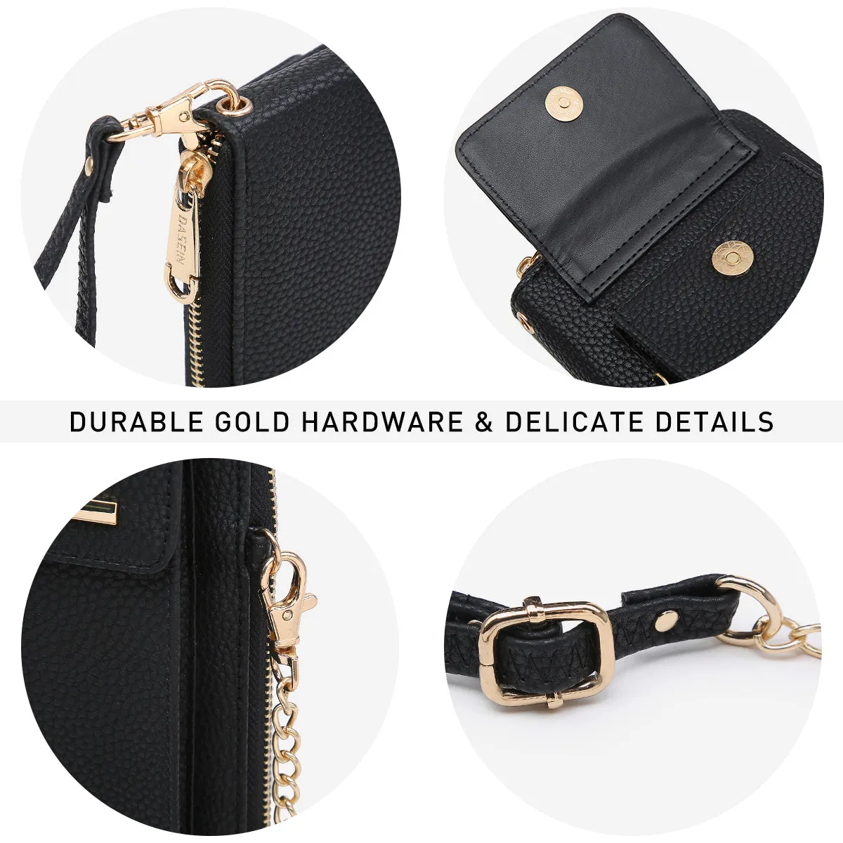 VONMAY Women Cell Phone Wallet Purse Small Crossbody Shoulder Bag (-V)