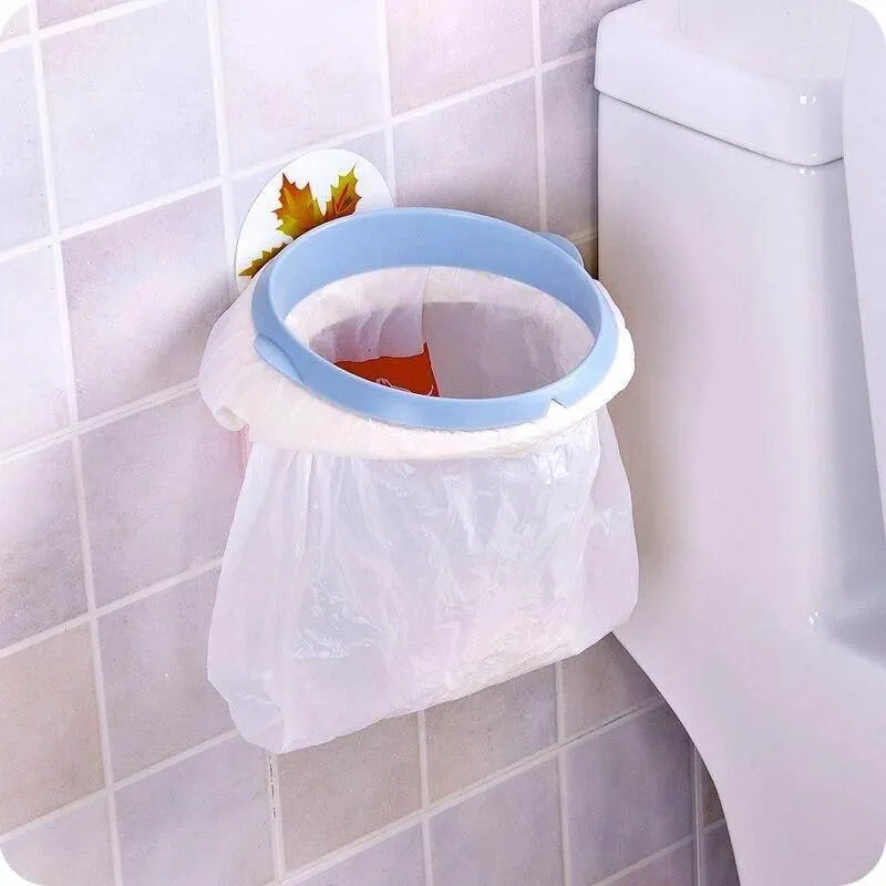 Wall-Mounted Garbage Bag Holder - Space-Saving Trash Organizer