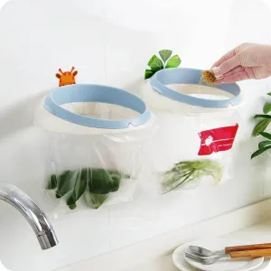 Wall-Mounted Garbage Bag Holder - Space-Saving Trash Organizer
