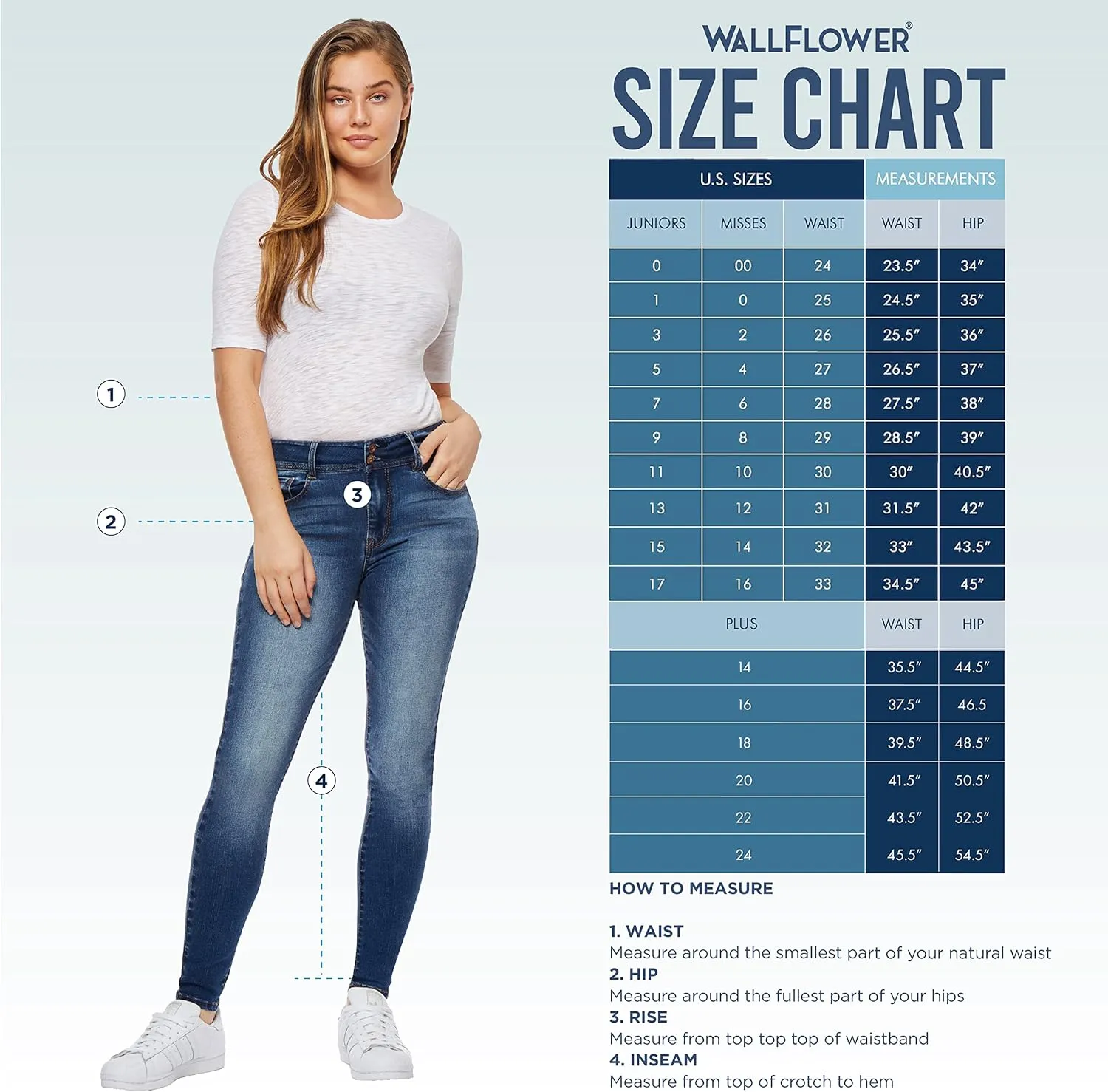 WallFlower Women's Luscious Curvy Bootcut Mid-Rise Bling Insta Stretch Juniors Jeans (Standard and Plus)