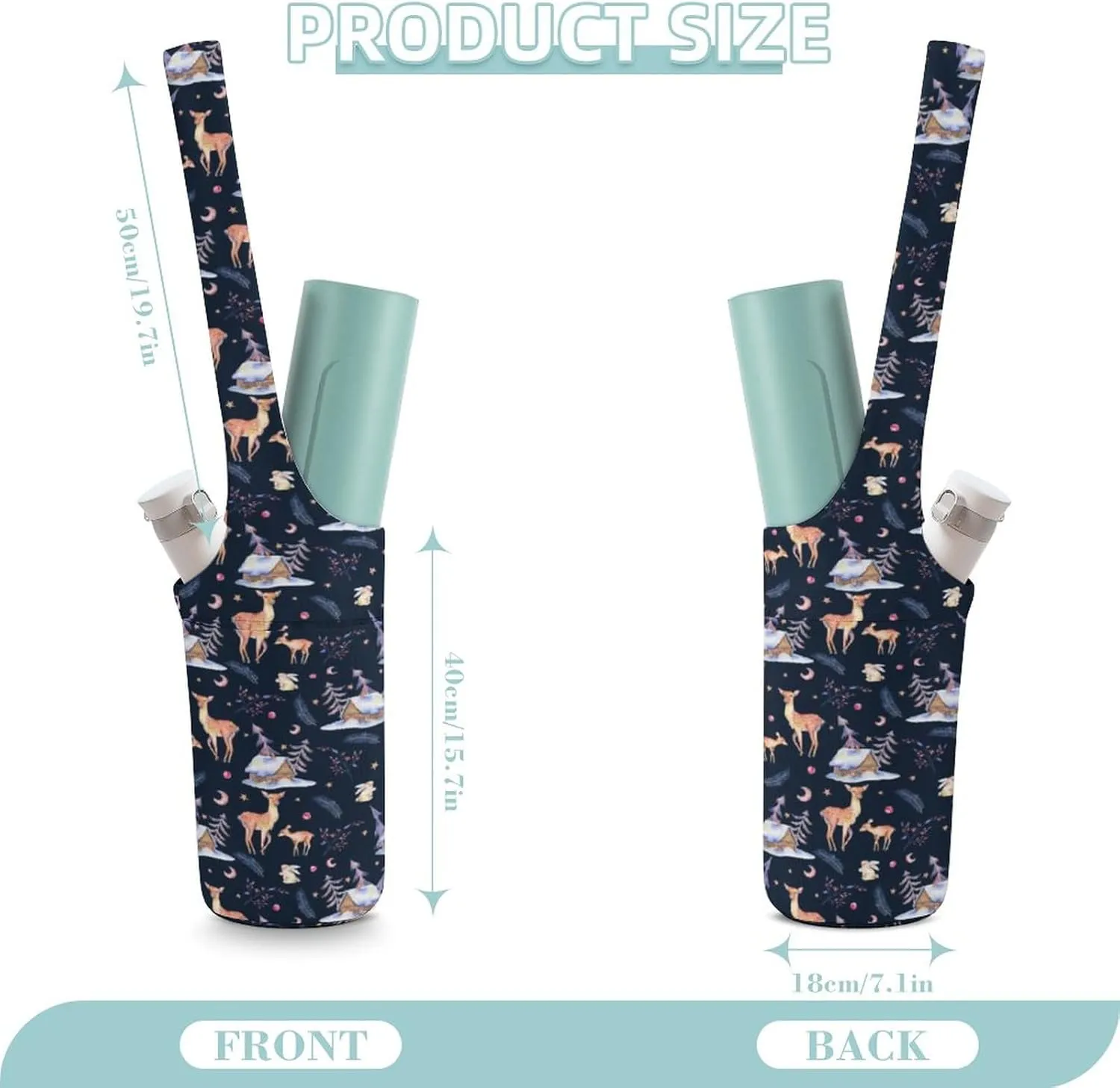 Welsh Corgi Pembroke Yoga Mat Bags for Women Extra Large Yoga Bag Carrier Tote Holder Yoga Accessories