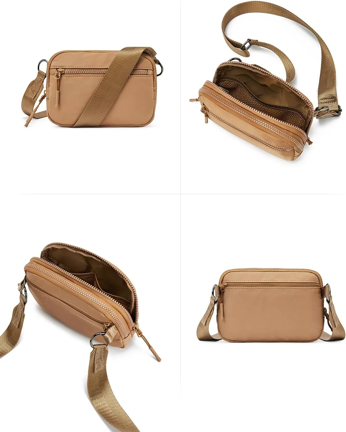 WESTBRONCO Small Crossbody Bags for Women Nylon with Adjustable Strap, Mini Crossbody Purse, Shoulder Bag Traveling Workout