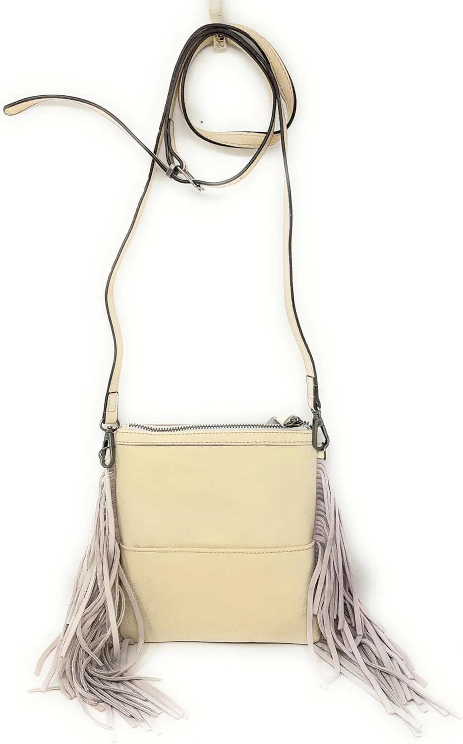 Western Genuine Tooled Leather Cowhide Fur Fringe Womens Crossbody Bag in 3 Colors
