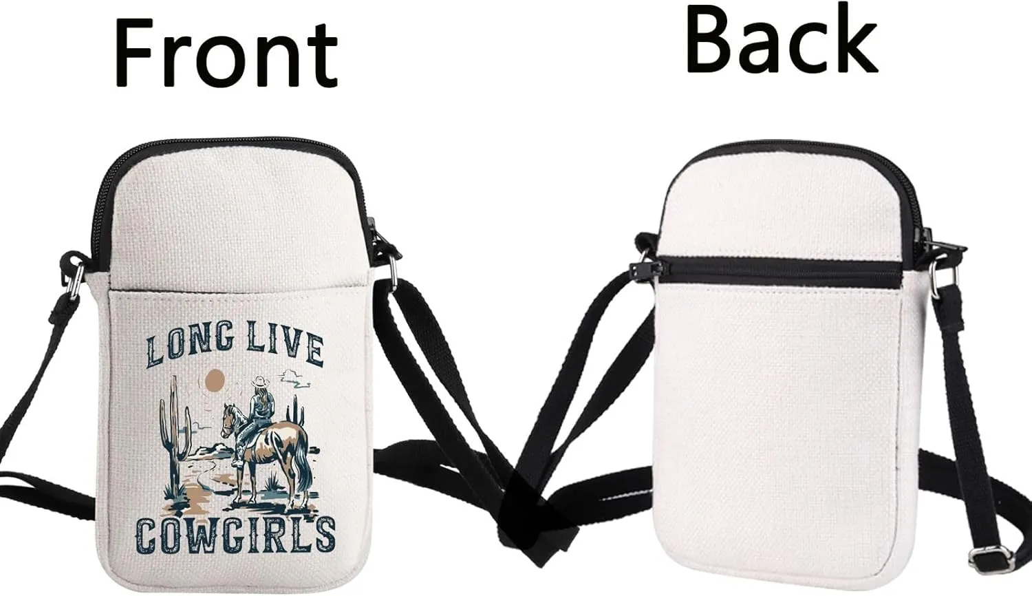 Western Gift Western Rodeo Crossbody Bag Long Live Cowgirl Crossbody Bag Western Women Crossbody Bag Cowgirl Gift