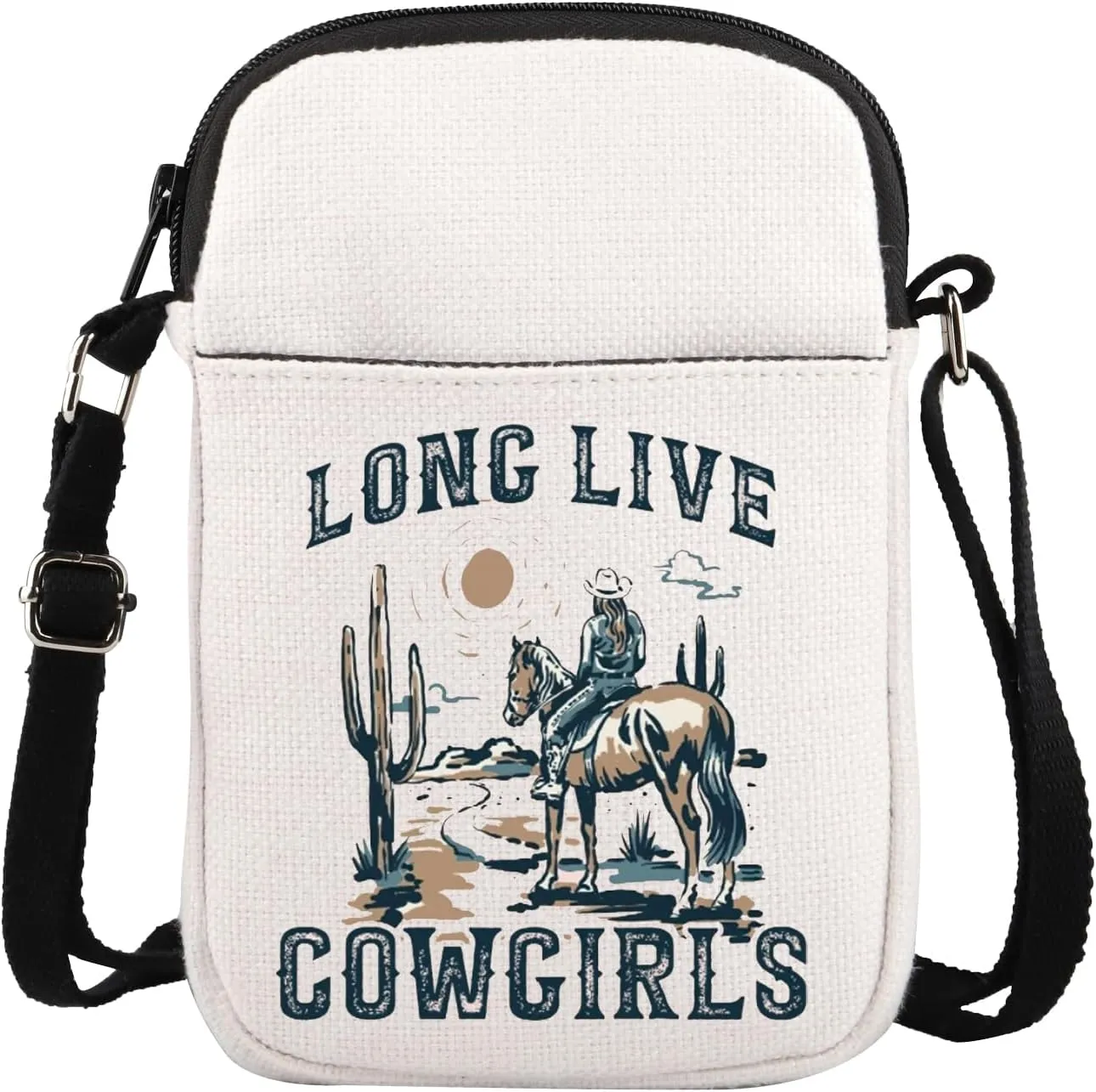 Western Gift Western Rodeo Crossbody Bag Long Live Cowgirl Crossbody Bag Western Women Crossbody Bag Cowgirl Gift