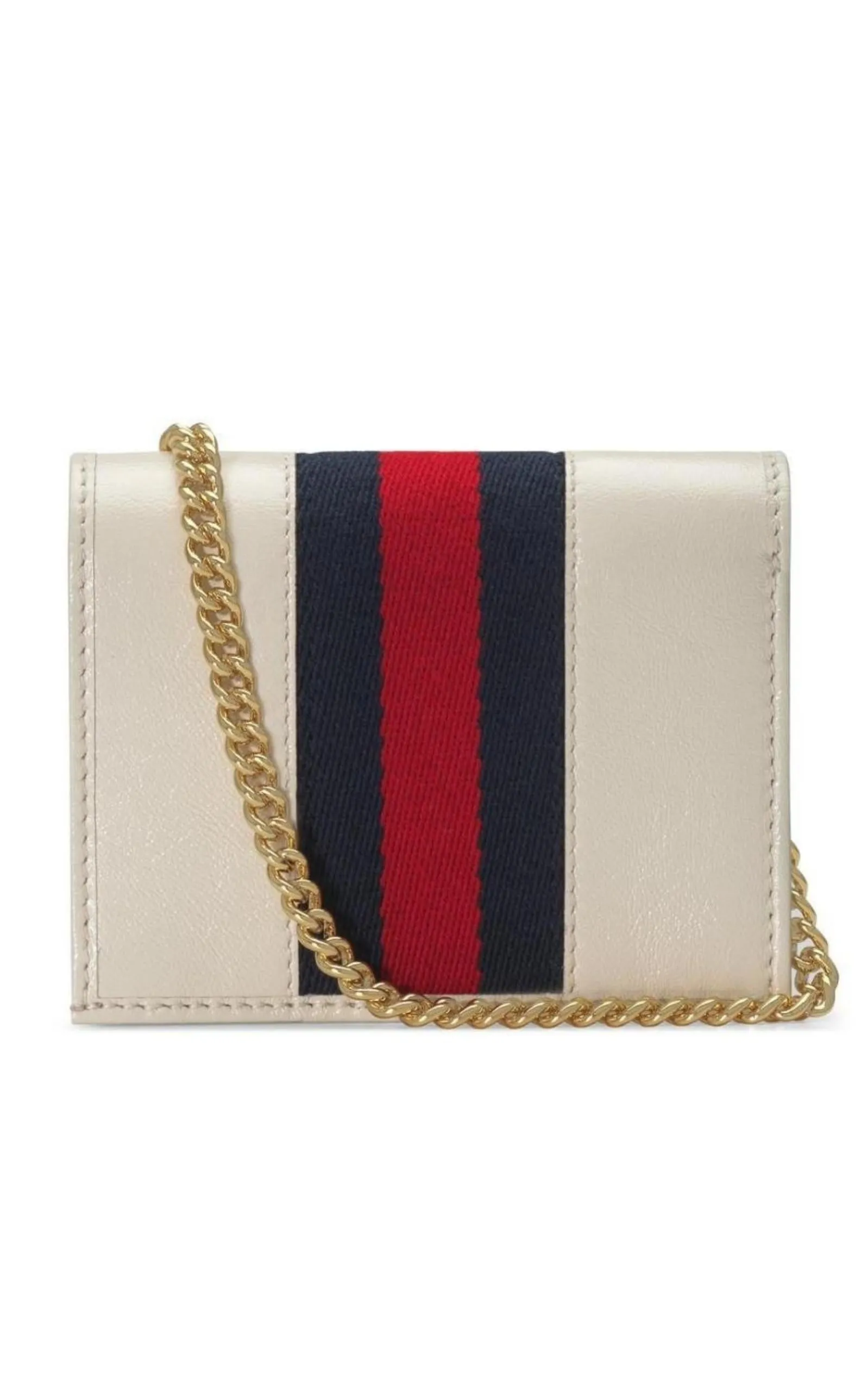 White Rajah Chain Card Case Wallet