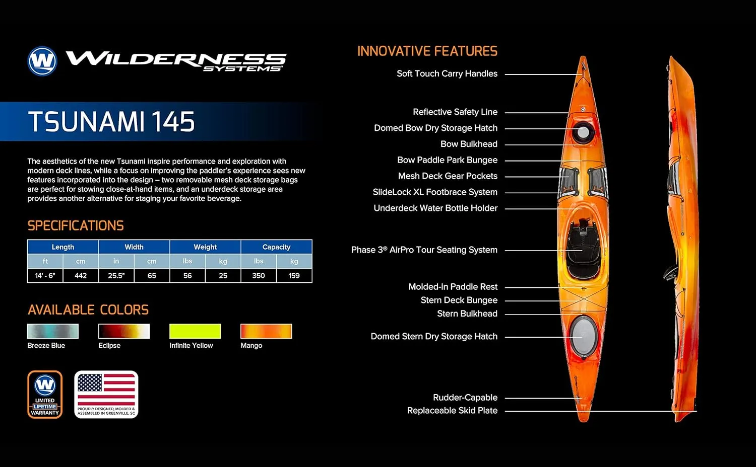 Wilderness Systems Tsunami 145