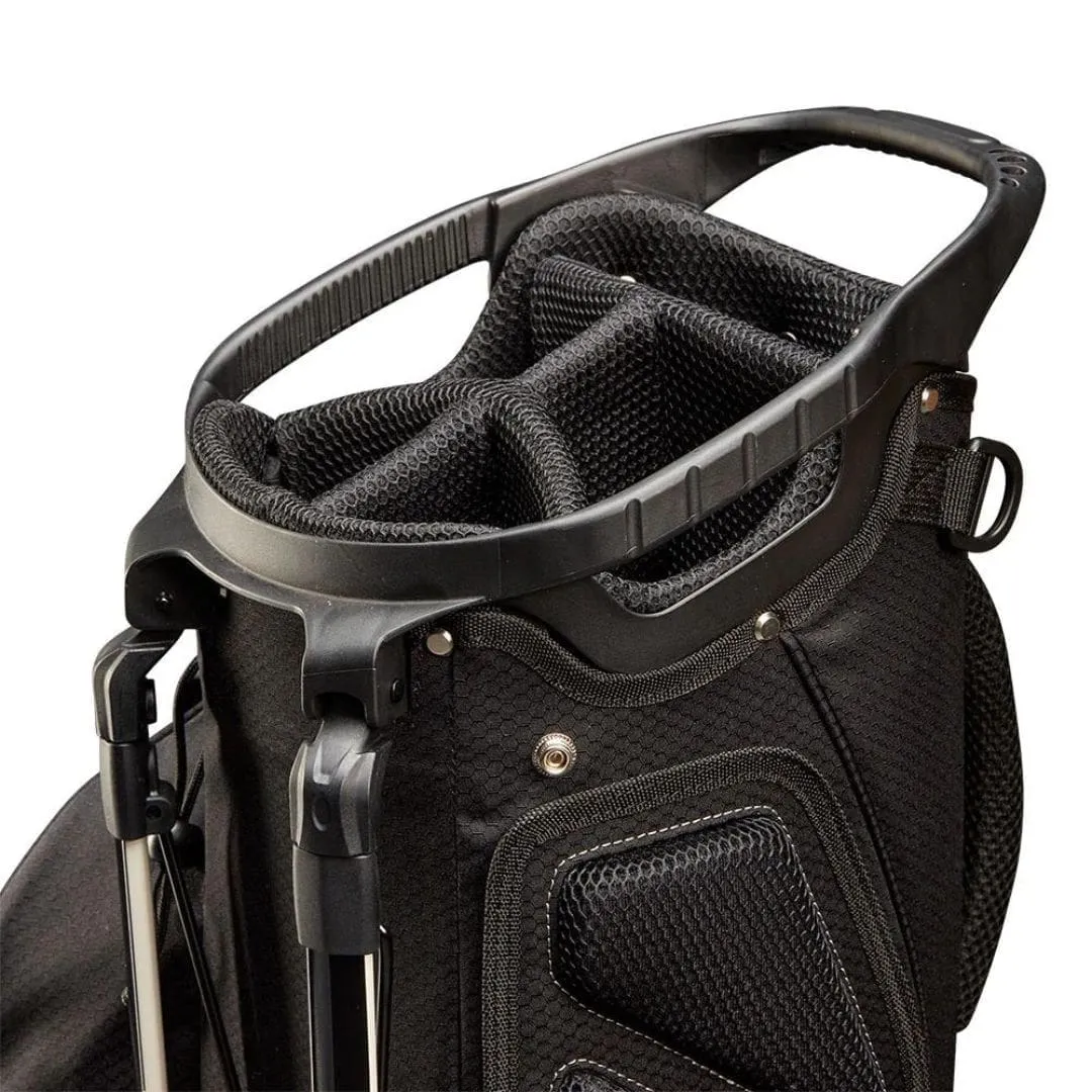 Wilson Staff Exo Dry Golf Stand Bag (Black, Charcoal & Silver)
