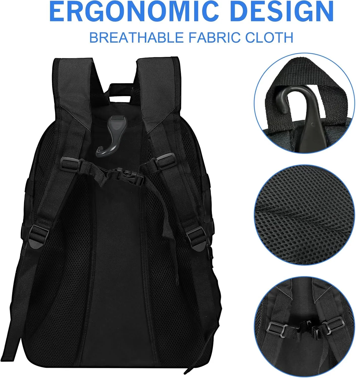 WOLT Lacrosse Bag-Lacrosse Backpack with Two Sticks Holder-Large Field Hockey Bag Holds All Sport Gears