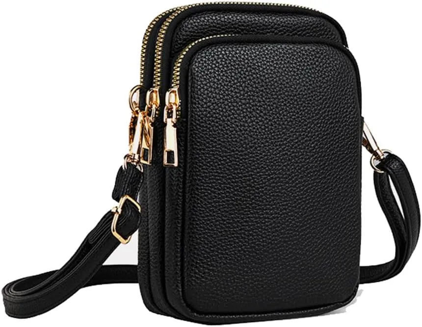 Women Cell Phone Purse Zipper Wallet Pouch Case Small Crossbody Bag for iPhone 16 15 14 Plus 13 12 11 Pro Max SE Galaxy S25 S24 S23 S22 S21 Ultra Plus FE A16 A15 A25 A35 Z Flip 6 Google Pixel 9 8 7 6