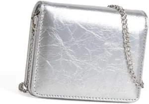 Women Multifunctional PU Leather Small Bag Crossbody Chain Small Coin Purse Lipsticks Earphone Organizers Card Holder