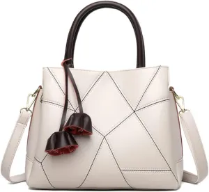 Women Petal-shaped Tassel Shoulder Crossbody Bags Fashion Top-handle Bag