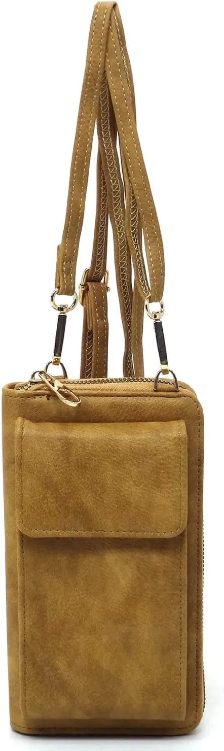 Women Small Crossbody Bag Cell Phone Purse Vintage Messenger Shoulder Bag