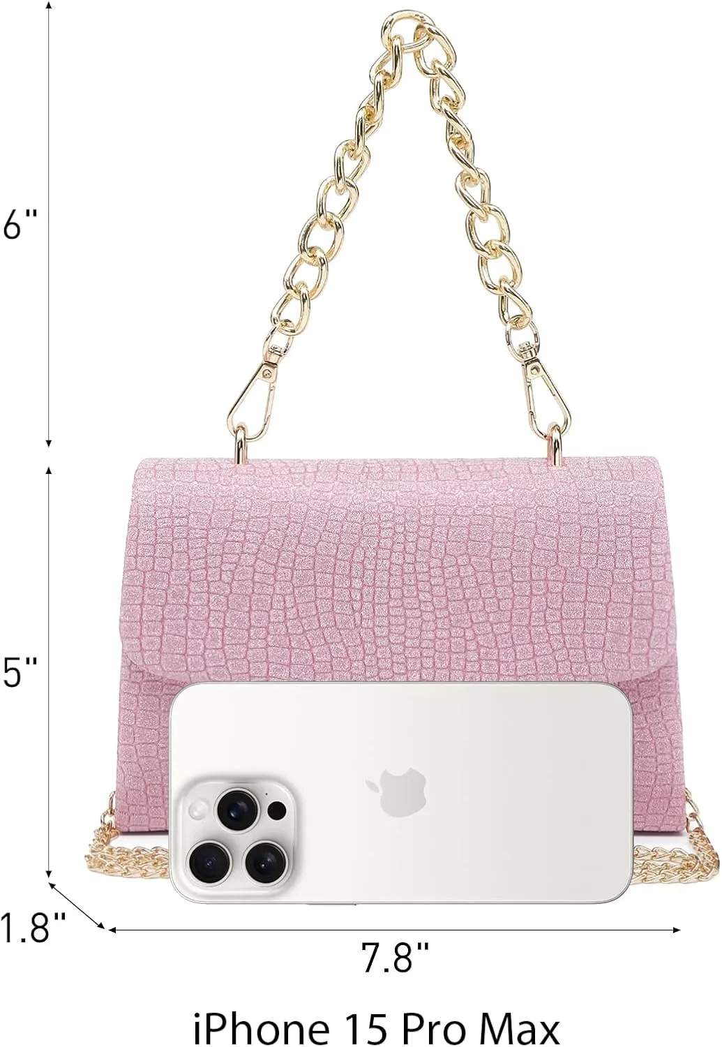 Women Sparkling Glitter Evening Handbag Top Handle Clutch Purse for Wedding Party Prom Cocktail Bridal