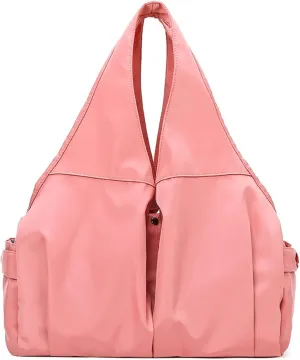 women Sports Fitness Travel Swimming Shoulder Handbag Wet Dry Isolation Pouch Bag (Rose)