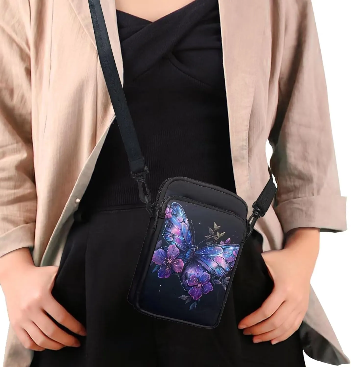 Womens Crossbody Bag Cell Phone Purse Wallet Small Shoulder Handbag Travel Sports Gym Bag